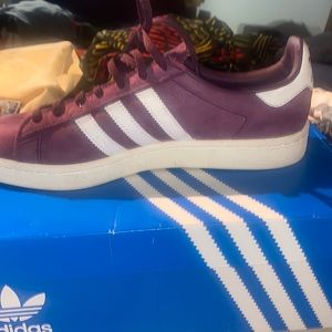 Purple Suede Adidas